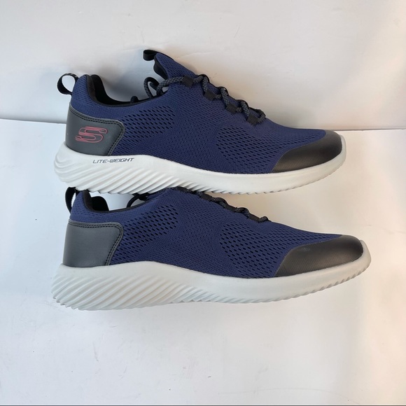 Skechers men shoe size 12 colour blue memory foam - Picture 2 of 6